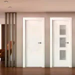 puerta interior blanca lacada lyon cristales 150x150 - Instalación Puertas para Interiores